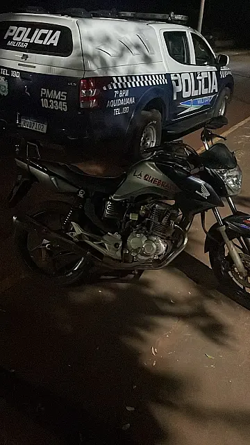 Motociclista é preso por manobras perigosas em Dois Irmãos do Buriti