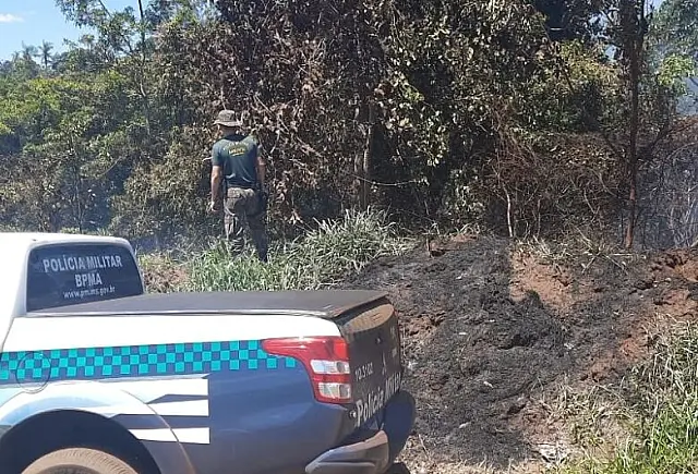 Idoso é multado por incendiar área de preservação