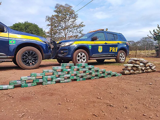PRF apreende 50 kg de drogas em caminhão na rodovia BR-262