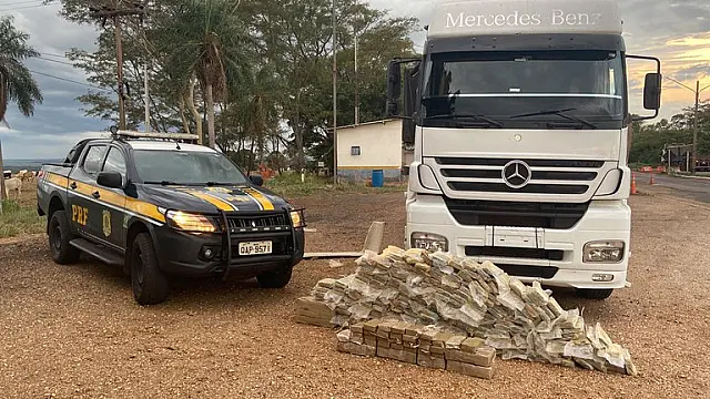 Carga de cocaína é apreendida na BR-163