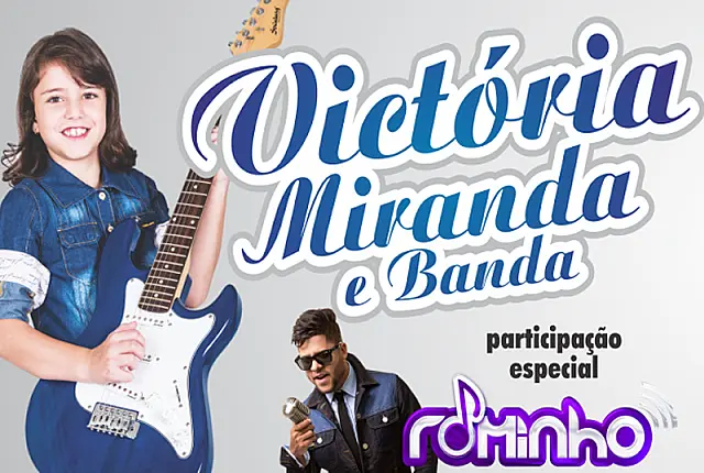 Expoaqui terá show de Victória Miranda e Banda nesta sexta-feira