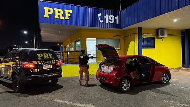 PRF apreende quase meia tonelada de drogas e recupera veículo roubado na BR-163