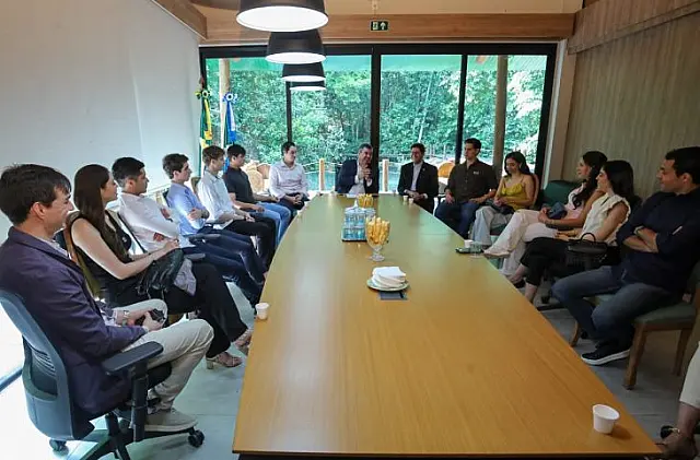 MS recebe jovens empresários para discutir perspectivas e oportunidades