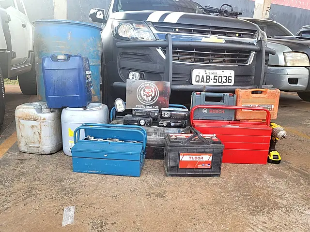 Polícia Civil prende homem que furtava ferramentas e combustível de área rural