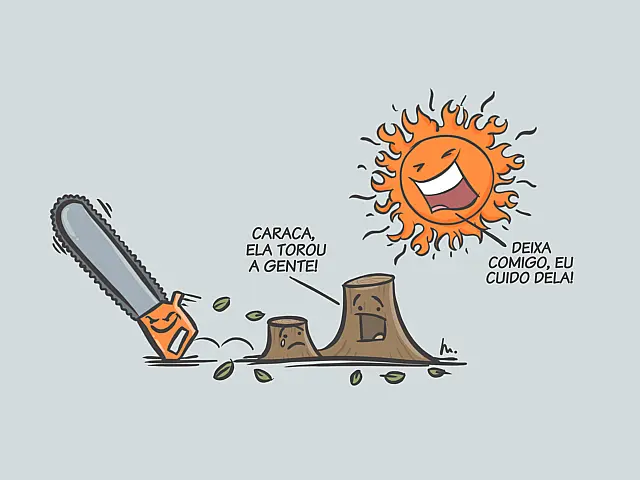 Depois não reclama que tá quente