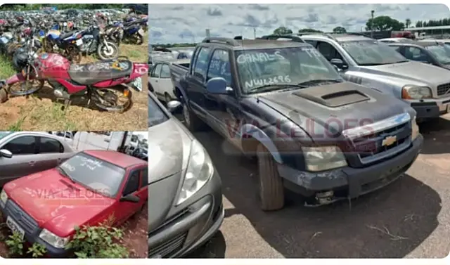 TJMS realiza leilão carros a motos e caminhonetes