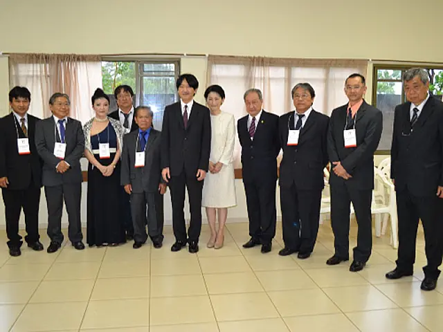 Presidente da Acenba marca presença em visita do príncipe e da princesa do Japão