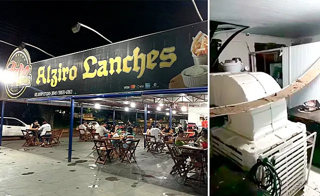 Ladrão tenta fugir pelo telhado após invadir comércio no centro de Aquidauana