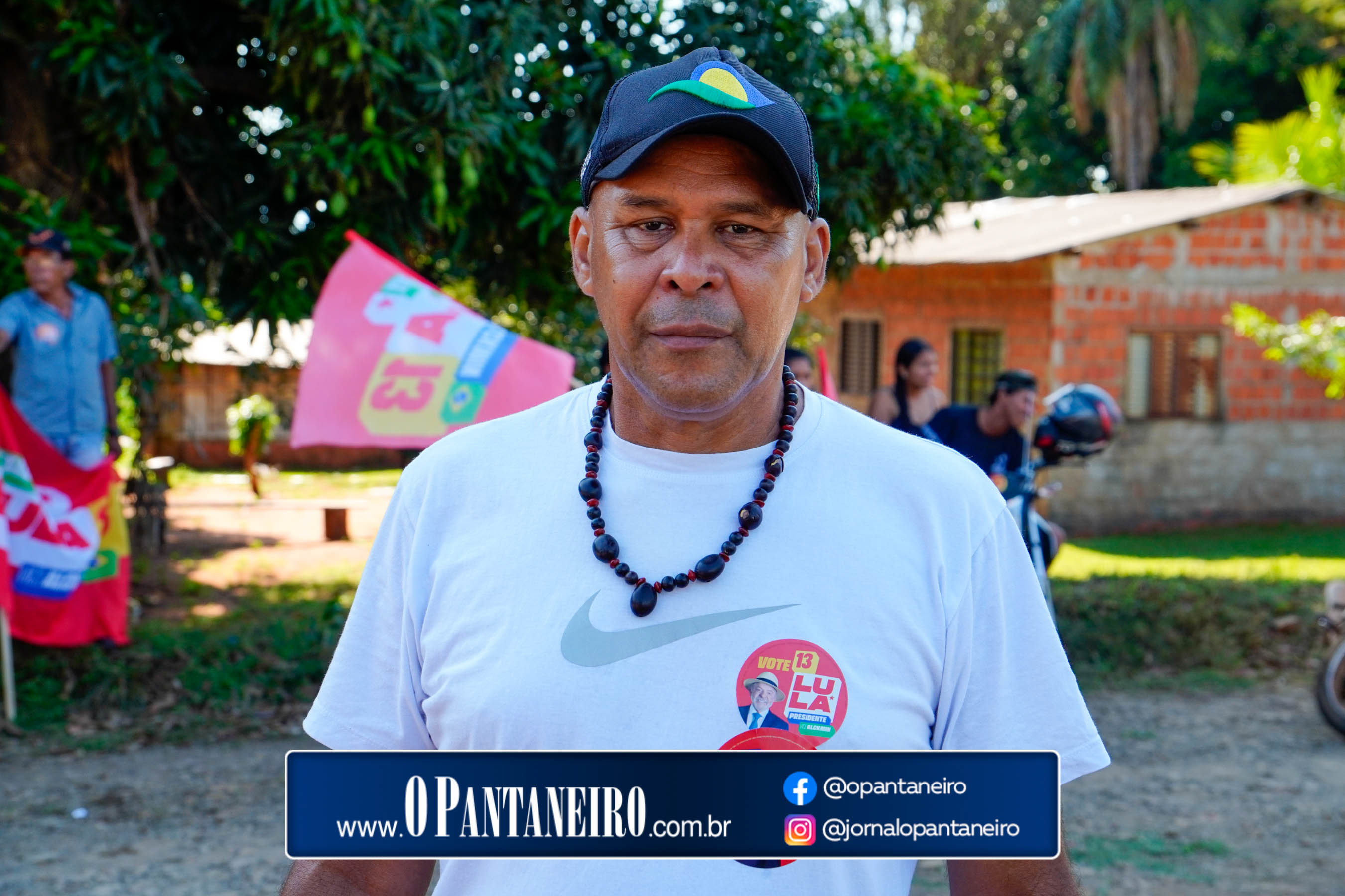 Carreata do Lula em Nioaque - Brejão e cidade O Pantaneiro