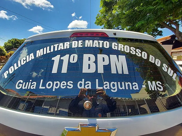 Homem vai para delegacia após furtar TV em Guia Lopes da Laguna