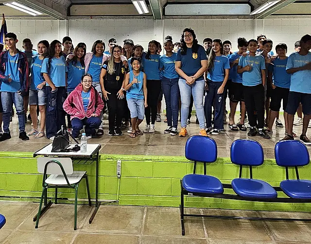 Polícia Civil orienta alunos sobre abuso sexual em escola de Corumbá
