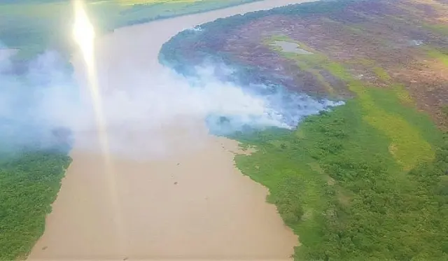 Governador de MS se reúne com ministro para discutir queimadas no Pantanal