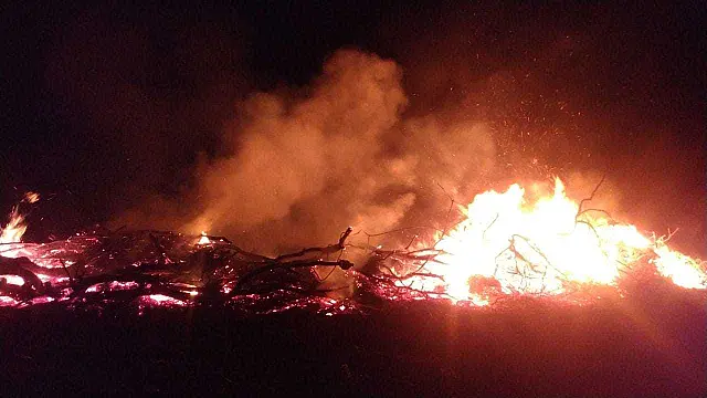 PMA flagra e autua homem incendiando vegetação nativa de desmatamento ilegal