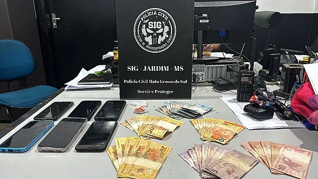 Polícia de Jardim identifica e prende autor de furto e receptador em menos de 24h