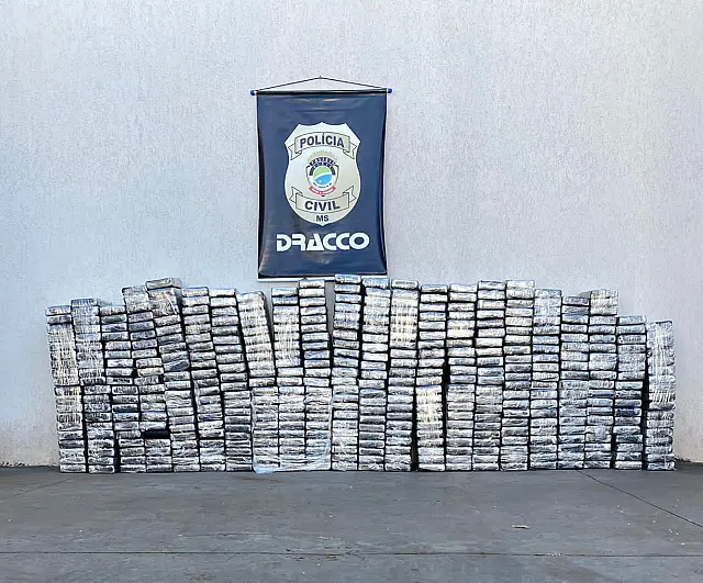 DRACCO apreende 508kg de cocaína em veículo clonado da Energisa