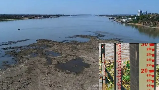 Rio Paraguai enfrenta uma das secas mais severas do último século