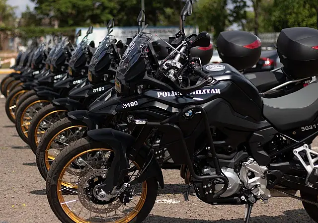 Governo do Estado entrega novas motos à Polícia Militar