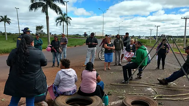 Após cerca de 7 horas, rodovia BR-262 é liberada por manifestantes no Indubrasil