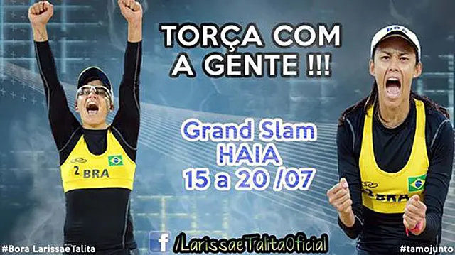 Aquidauanense Talita estreia parceria com Larissa no Grand Slam de Haia