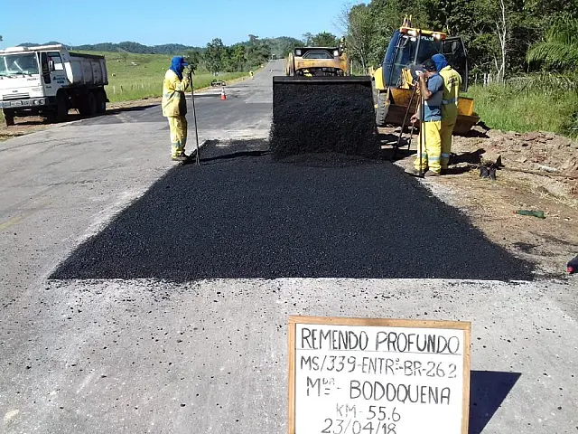 Estrada que liga ao Pantanal passa por reforma para melhorar tráfego