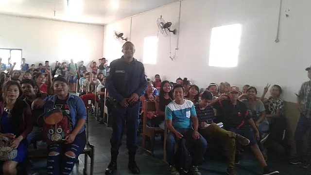 PM de Miranda faz ciclo de palestras sobre Bullying em Aldeia Indígena