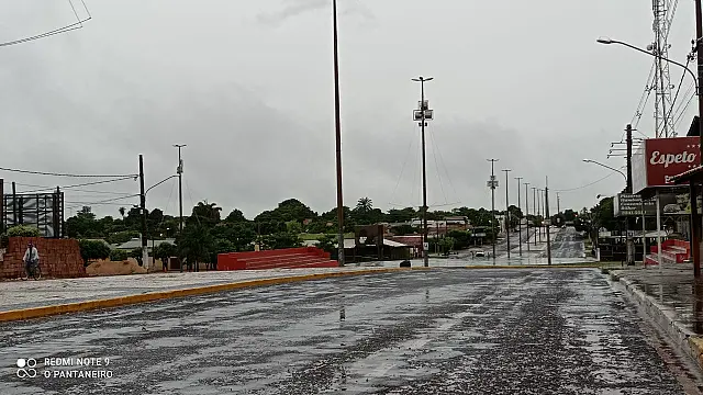 Inmet renova alerta de tempestade com risco moderado para Aquidauana