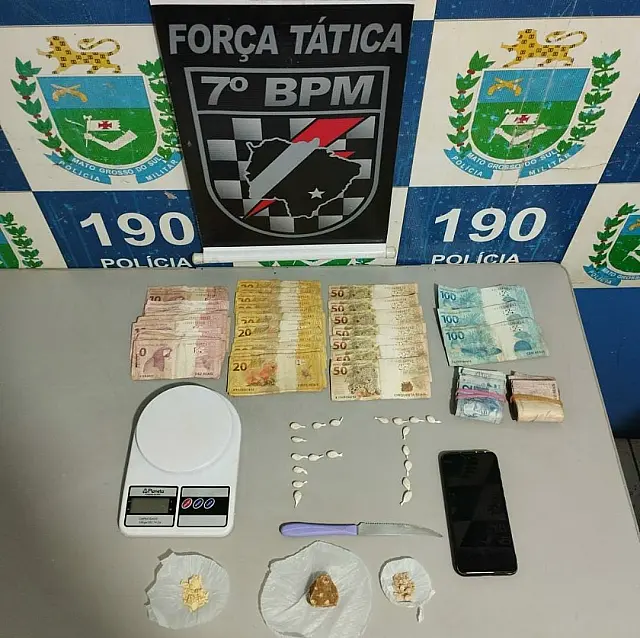 Dona de bar é preso por tráfico de drogas em Aquidauana
