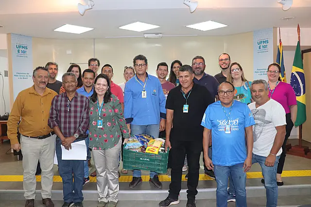 UFMS doa tonelada de alimentos arrecadados na Volta UFMS e Festival Mais Cultura