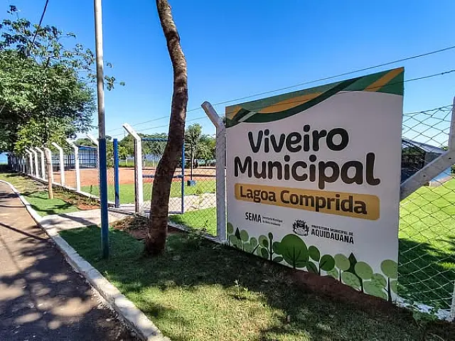 Viveiro Municipal oferece mudas gratuitas em Aquidauana