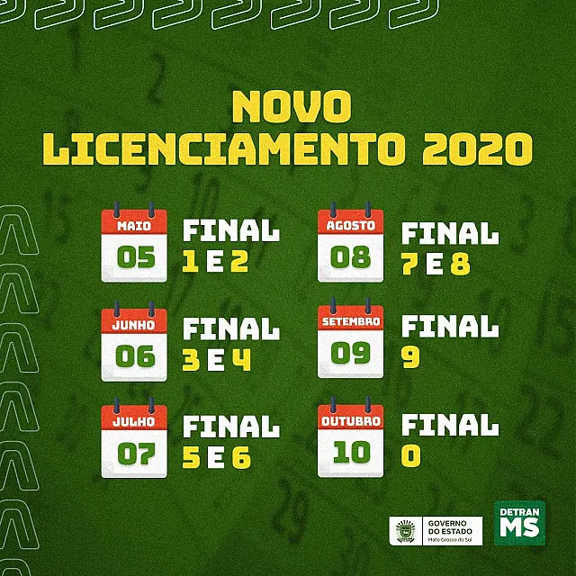 41,2% da frota do Estado ainda precisa ser licenciada