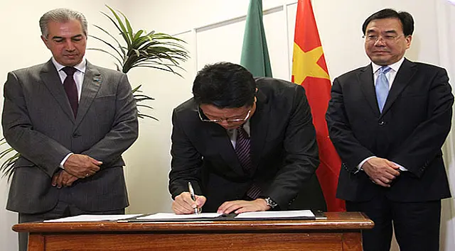 Governo de MS e província da China selam parceria para atração de investimentos