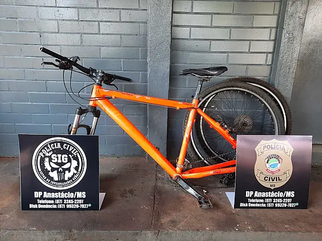 Polícia Civil recupera bicicleta furtada de escola