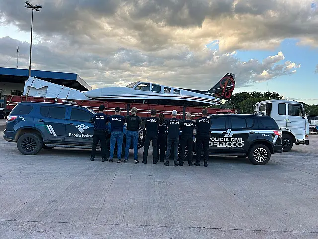 Aeronave é apreendida por suspeita de exportação irregular