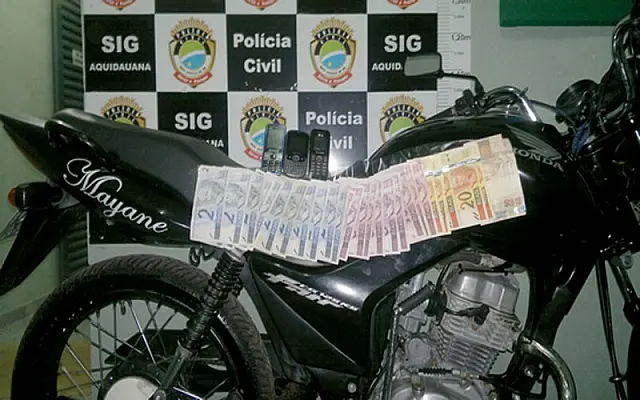 SIG de Aquidauana prende mototaxista que atendia por 'disque-drogas'