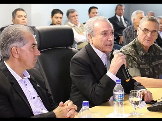 Reinaldo e Temer preveem aumento de segurança nas fronteiras com a implantação do Sisfron