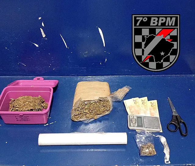 PM apreende drogas e detém três pessoas em chácara de Anastácio