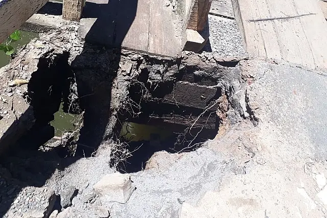 Ponte do Balneário é interditada para veículos pesados