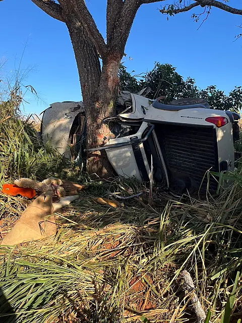 Colisão deixa quatro mortos e um ferido em estrada vicinal de Miranda