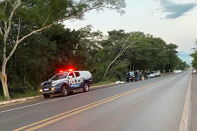 AGORA: Homem é assassinado a tiros na BR-262 em Anastácio