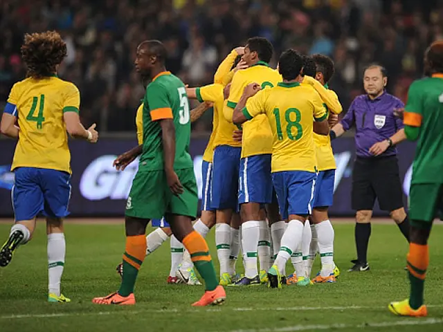 Sem brilhar, Oscar e Dedé decidem, e Brasil derrota Zâmbia