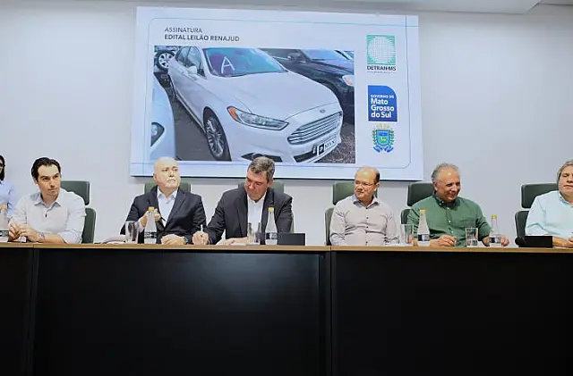 Detran-MS vai leiloar veículos com restrição judicial
