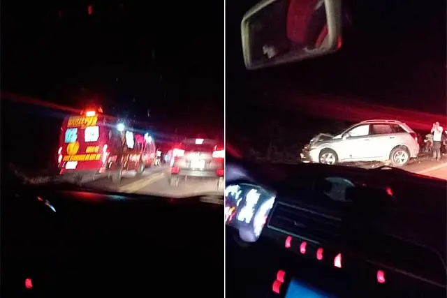 Casal em moto morre ao bater de frente com carro