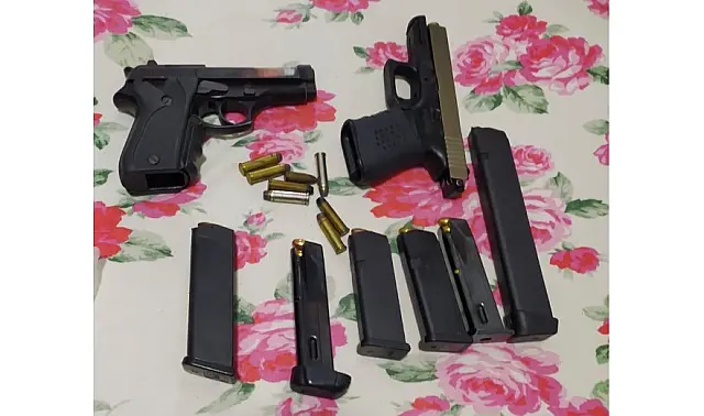 Polícia apreende armas em investigação de violência doméstica