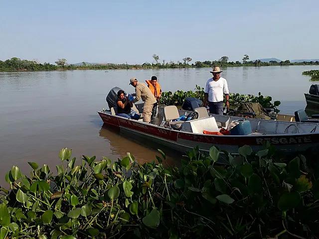 Bebê é resgatado pelos bombeiros com desnutrição aguda no Pantanal