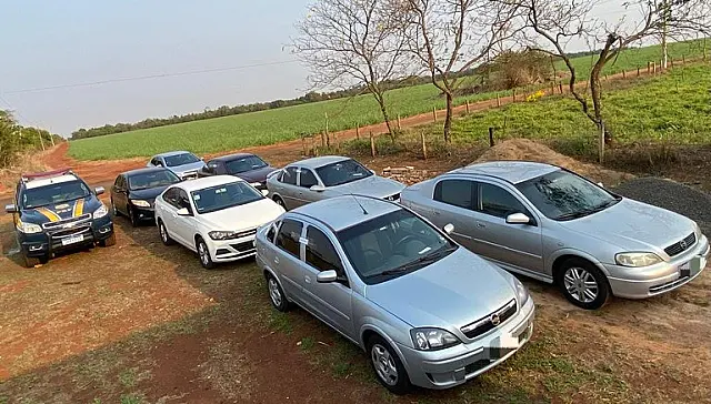 Comboio é apreendido com mercadorias estrangeiras em Nova Alvorada do Sul