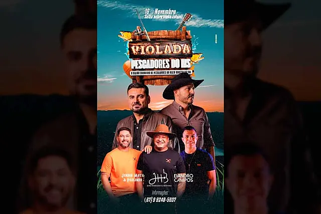 1ª Violada Pescadores de MS acontece no próximo sábado