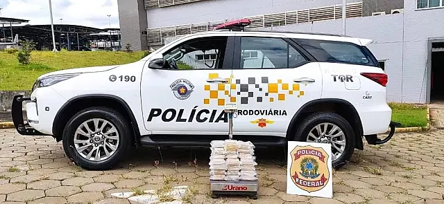 Veículo de MS é apreendido em SP com carga de cocaína