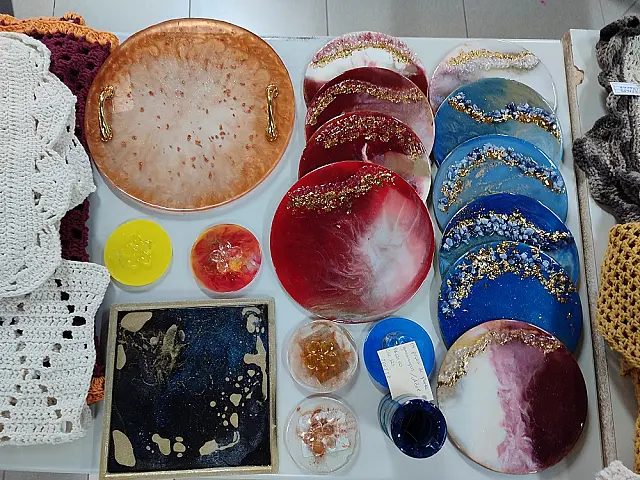 Artesanatos produzidos em presídios de MS estão expostos para venda para o Dia das Mães
