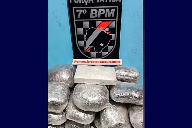 Mulher é presa com 15 kg de Skunk em Anastácio