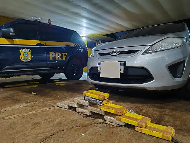 Motorista é preso com 11 kg de cocaína na BR-262